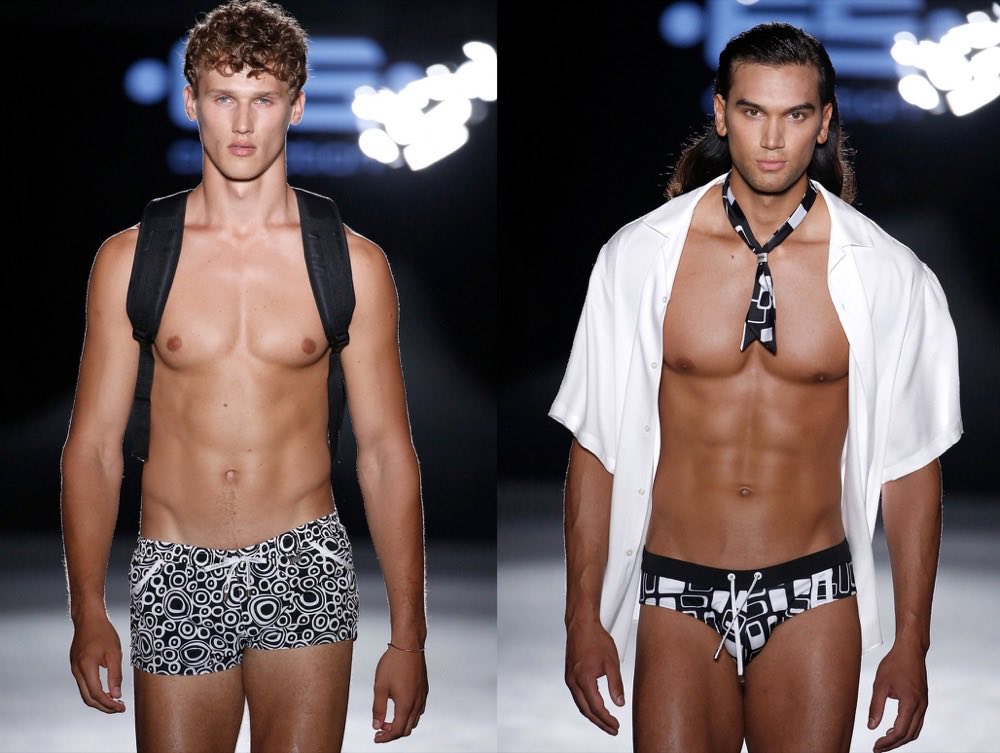 Két teljes megjelenés az ES Collection Bon Voyage SS2019 kifutójáról
