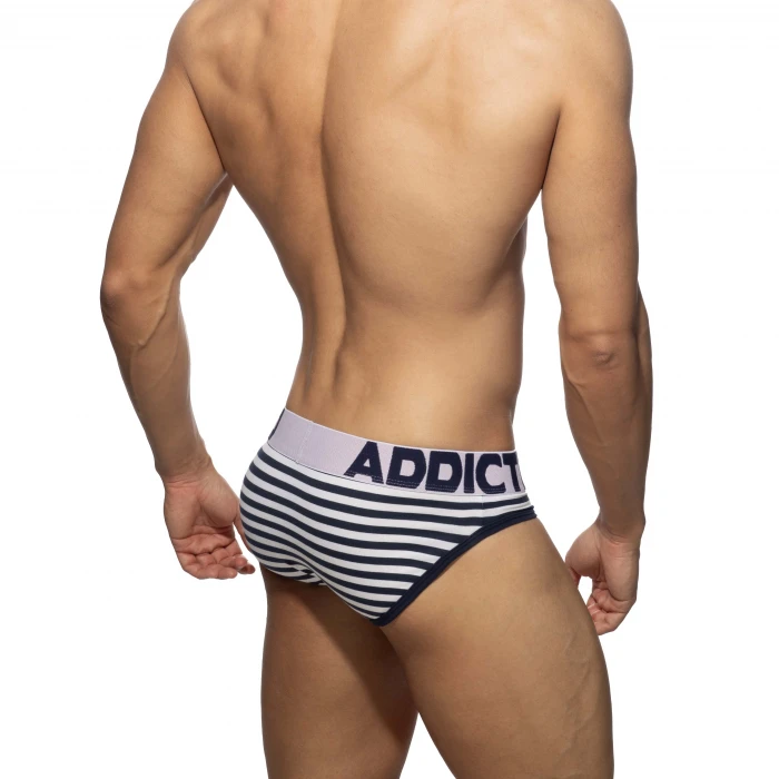Csíkos Seamless Sailor Brief hátulról